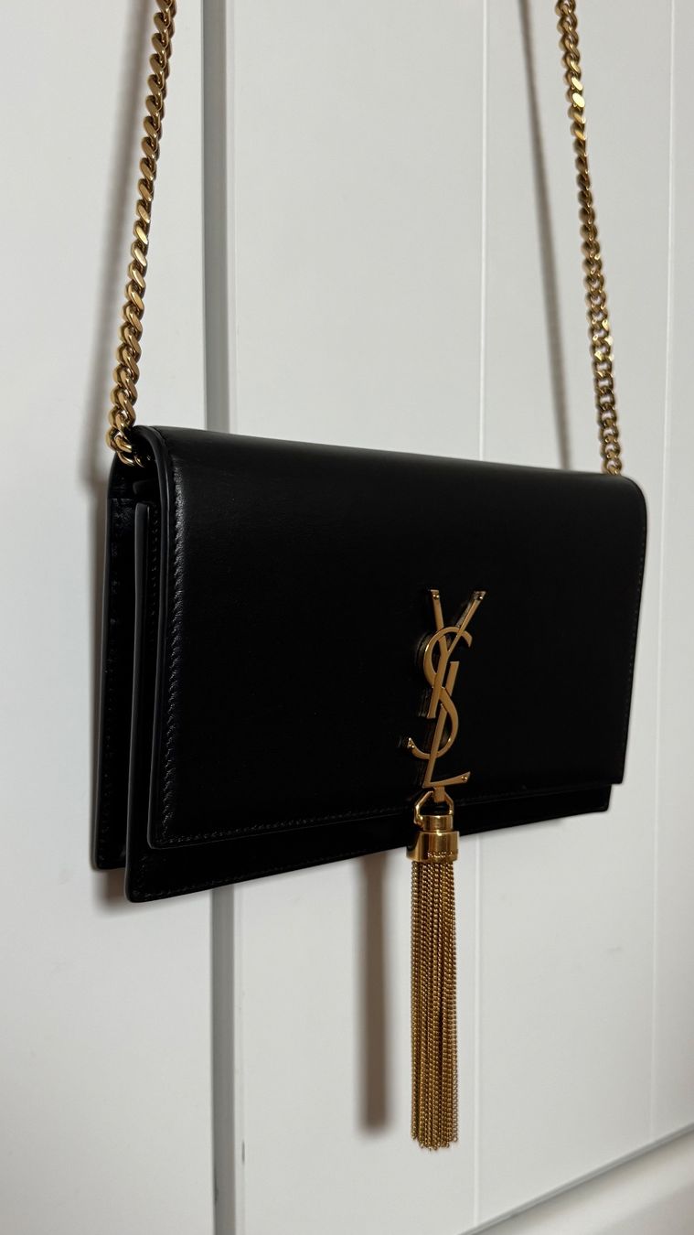 Saint Laurent Borse da donna: Saint Laurent YSL Kate small Pompom Bag. – Usato da Schaffhausen venduto da R_Muzh 5