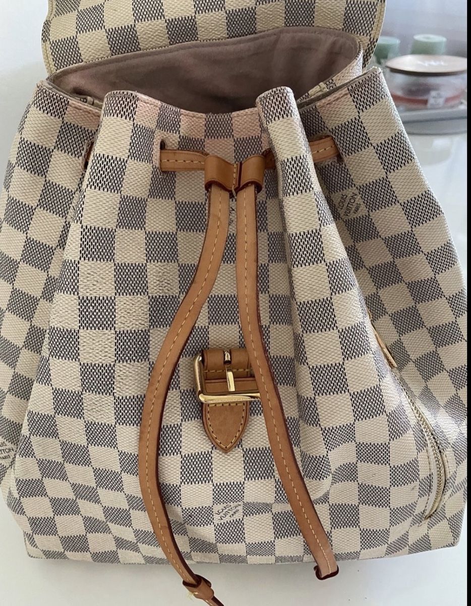 Zaini: Louis Vuitton Sperone Rucksack Damier Azur – Usato da Allschwil venduto da figurella5 6