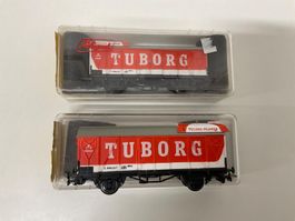 Liliput H0, 235 65 Tuborg Pilsner Güterwagen, Top, Neuwertig
