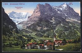Grindelwald, Ortspartie mit Viescherhör