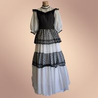 Vintagekleid Gothic Fee Kostüm Designer Kleemaier