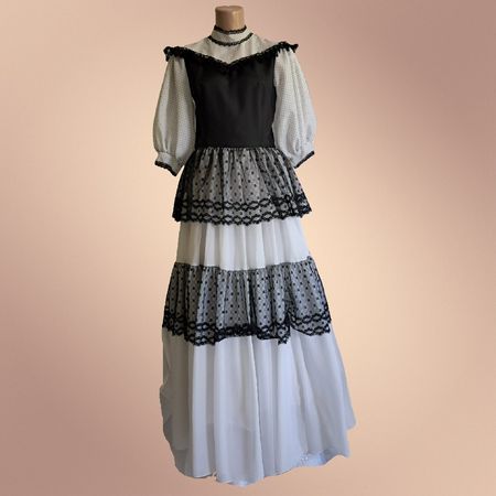 Vintagekleid Gothic Fee Kostüm Designer Kleemaier