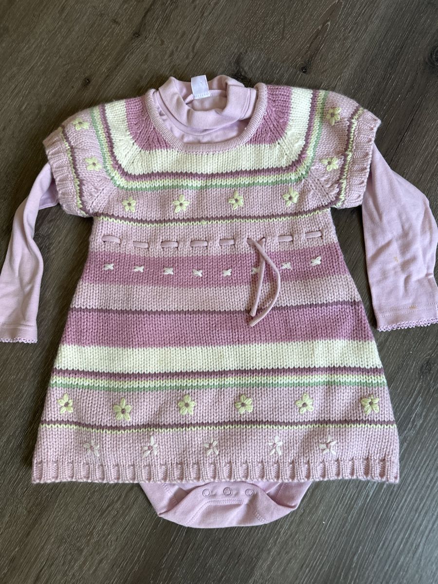 Kleider & Röcke: Süsses Strickkleid Gr. 92, Herbstlook Mädchen – Neu (gemäss Beschreibung) aus Krauchthal von Kiddy32