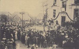 Zollikon  ZH  -  Schulhauseinweihung mit Festspiel anno 1901