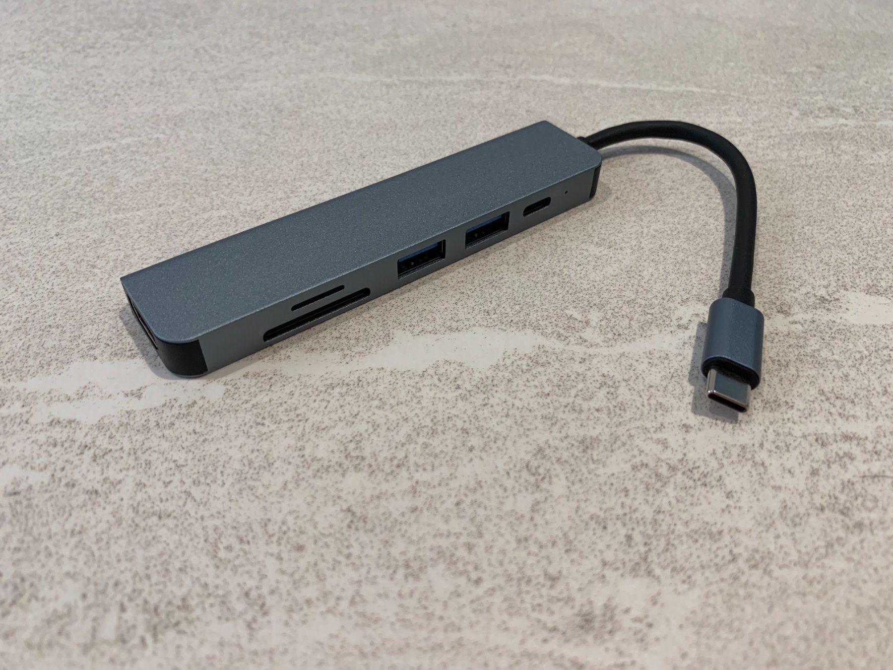 Unità & Adattatore: Adapter 6 in 1 USB-C auf Micro SD, HDMI, USB A, USB C – Nuovo e nell'imballaggio originale da Aarburg venduto da 2..0 2