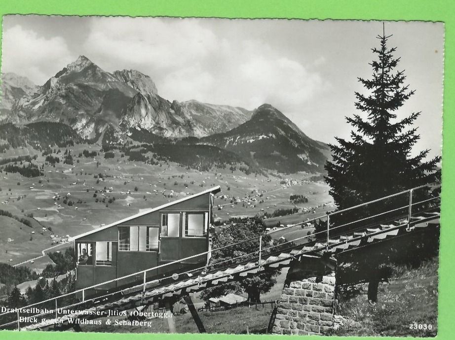 Cartoline postali: Drahtseilbahn Unterwasser - Jltius – Usato da Zürich venduto da t24_de
