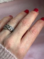 Silberring classico 3 Reihen (55)