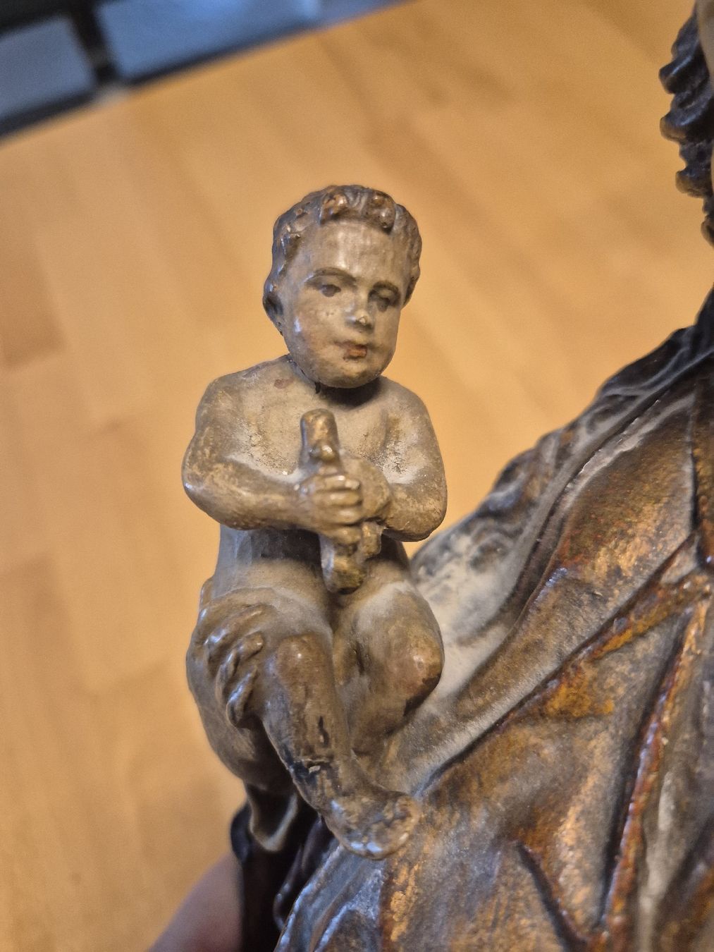 Statuette: antike Muttergottes Statue – Usato da Vilters venduto da Fleiflomi 3