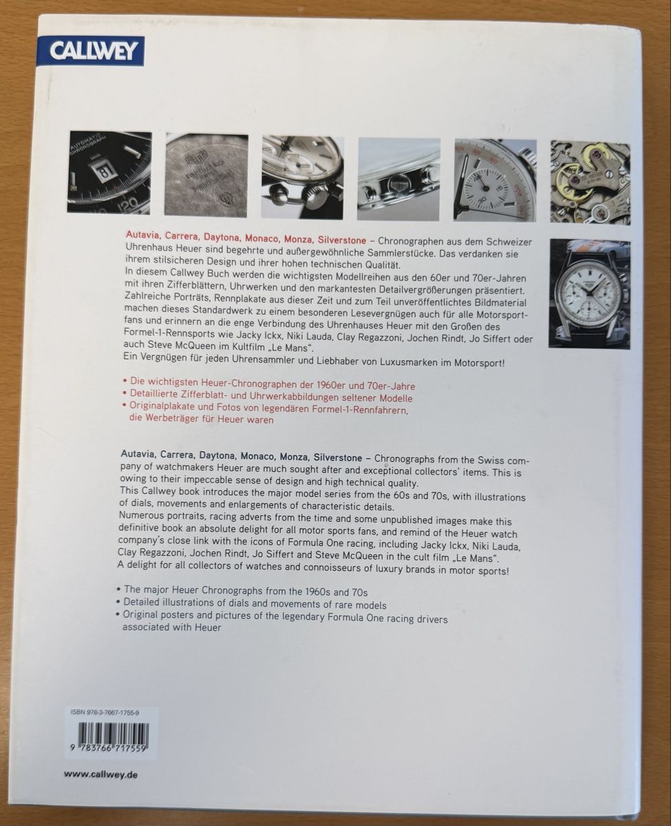 Libri: Buch Heuer Chronographen von Bernd Haslinger  – Usato da Untersiggenthal venduto da Panjshir 8