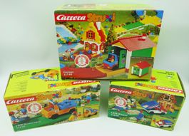 3 Carrera Struxi OVP, LKW-Kipper+ Kranwagen, Garage