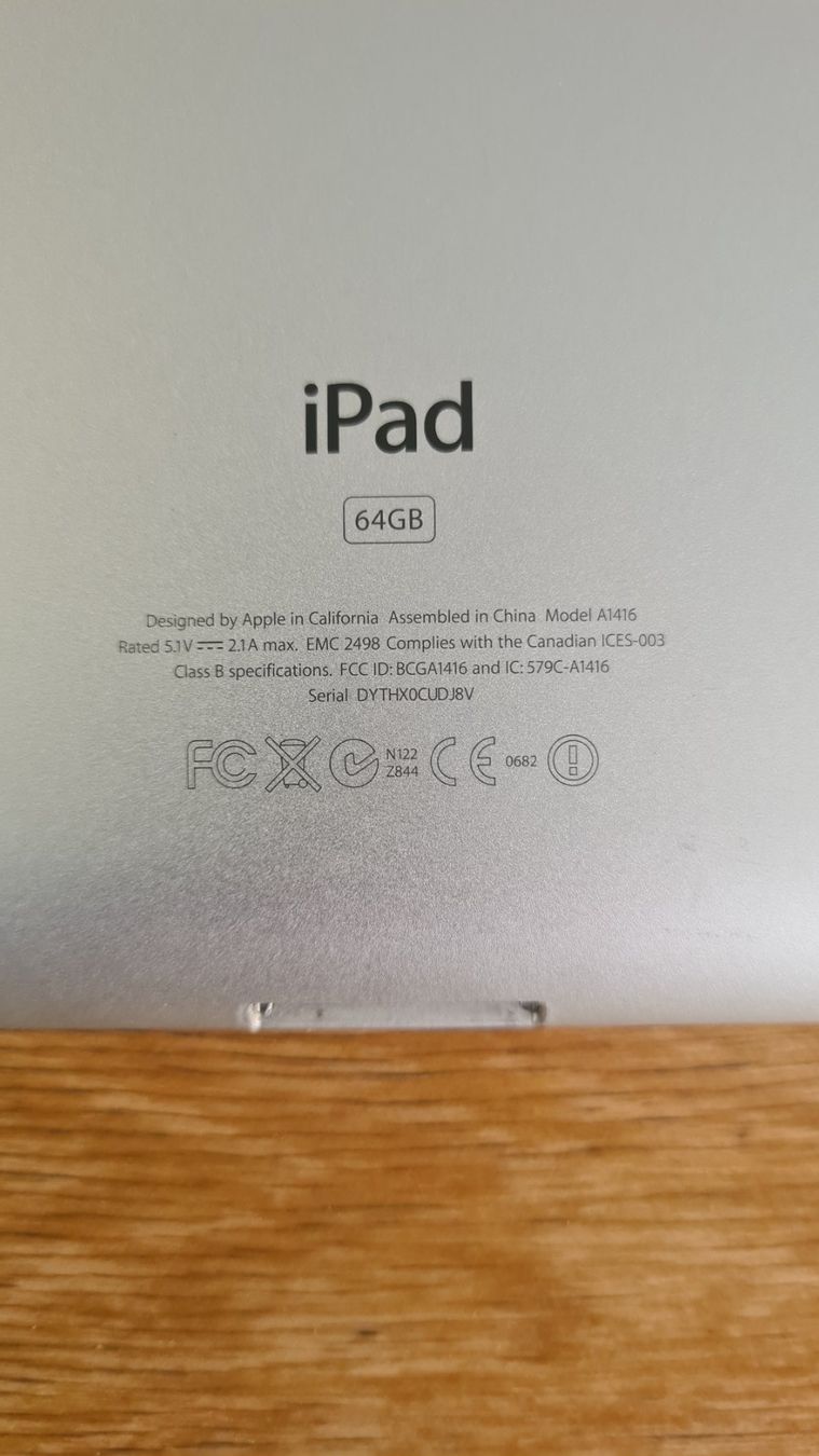 Apple Tablet PC: I pad 64 GB – Usato da Andermatt venduto da Bozel 1
