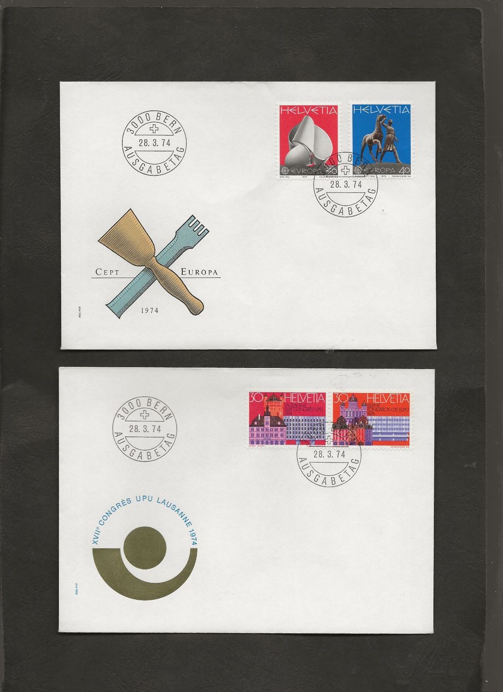 Tutti i francobolli: Schweiz 16 FDC 1972 bis 1975 – Usato da Au ZH venduto da xelagreb01 5