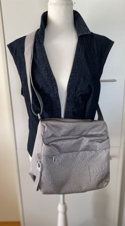 Mandarin Duck MD20 Silbergrau, Handttasche  top Zustand