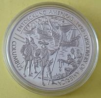 Entdeckung Amerikas 1492 Chronik der Welt - Medaille PP 2000