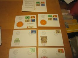 CH 1980 FDC Serie und Ptt Blatt und einzeln