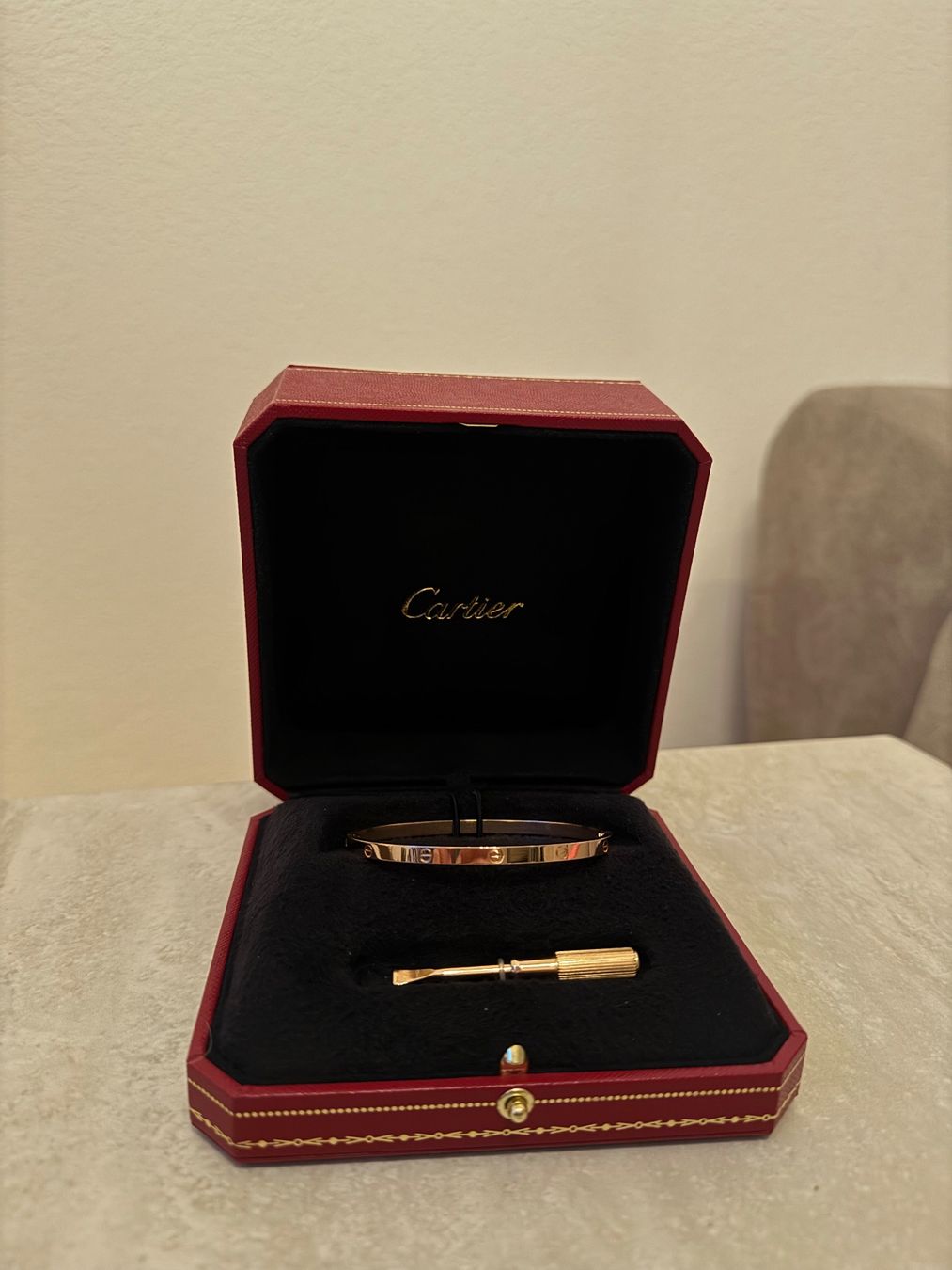 Cartier Bracciali & Braccialetti: Love Bracelet rosegold, grösse 18 – Usato da Luzern venduto da vaz_ls2f