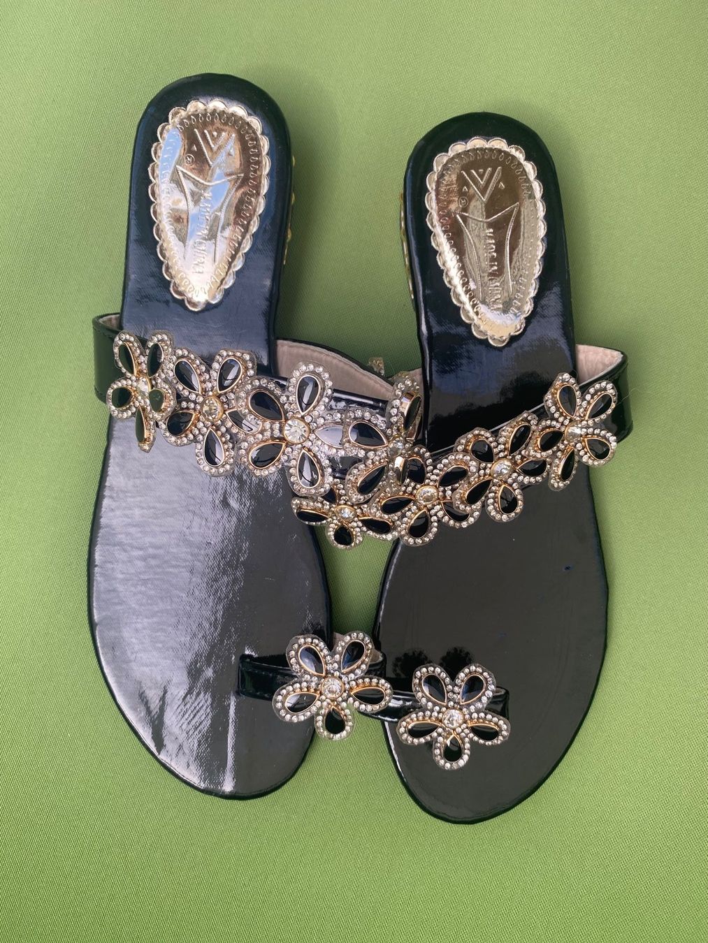 Damenschuhe: SUMMERTIME - stylische/edle Flip-Flops mit Décor, braun, 39 – Neu (gemäss Beschreibung) aus Winkel von ferrari2022 3