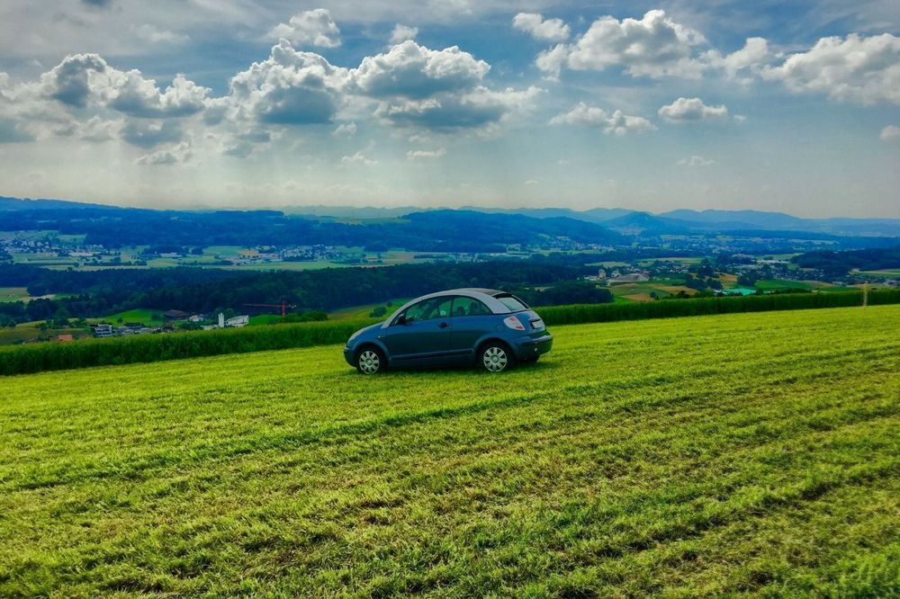 Citroen pluriel C 3 1,4 i Blau met.