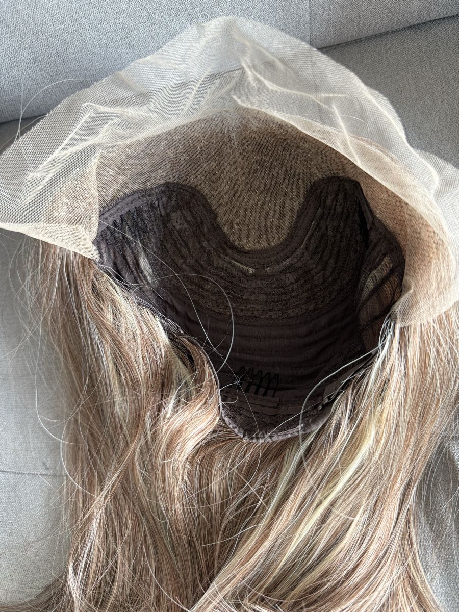 Perücken: Perücke Braun mit blonden Highlights – Neu (gemäss Beschreibung) aus Biberist von KJOVPS 2
