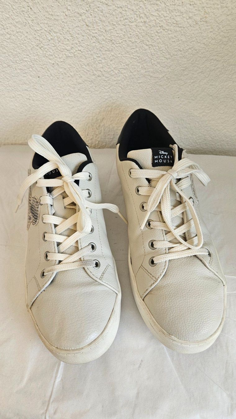 Scarpe da uomo: Mickey Mouse Schuhe, Gr. 38, Weiss/Schwarz – Usato da Gossau ZH venduto da Goes05 3