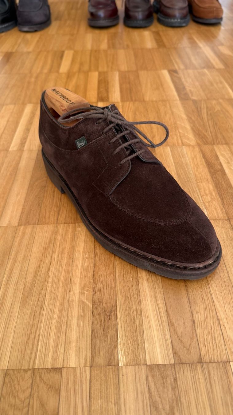 Paraboot Scarpe da uomo: Paraboot Avignon - Dark brown Suede 7.5 – Usato da Zürich venduto da Yuriae 3