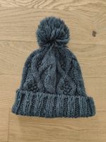 Warme Strickmütze mit Bommel, Clicksix, Grösse S/M