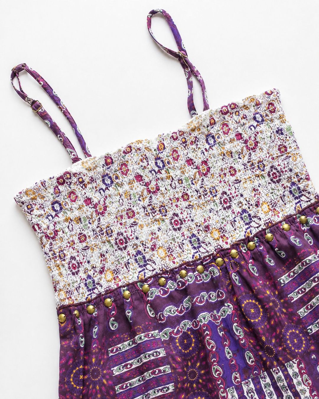 Kleider: Maxikleid Boho Lila Gr. 34 Baumwolle – Neu (gemäss Beschreibung) aus Fully von VaneaSelection 4