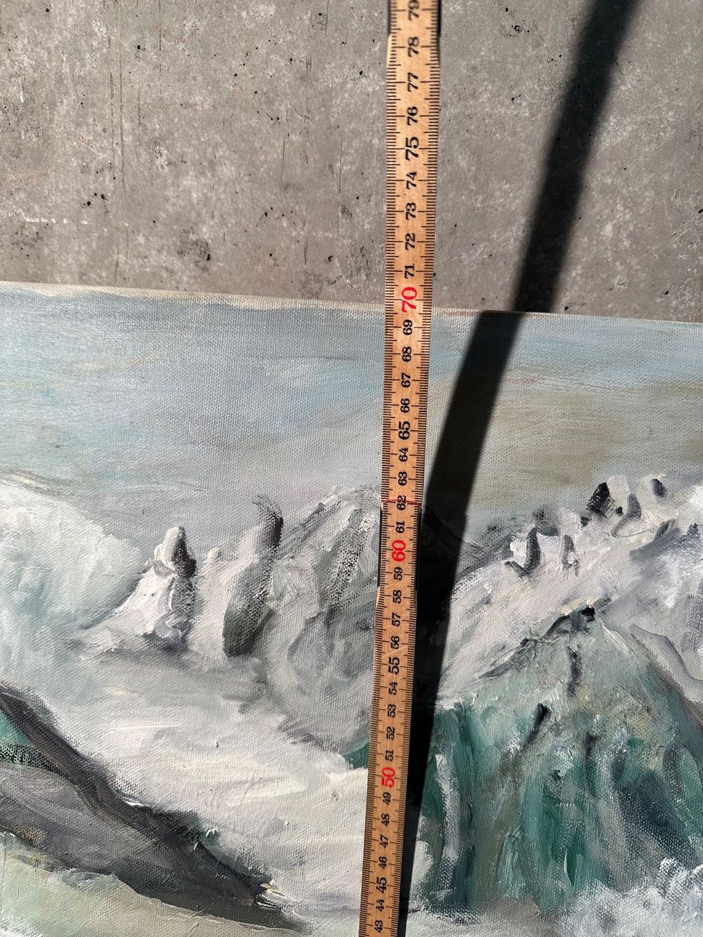 Dipinti: Ölgemälde Landschaft Berge See – Usato da Lausanne venduto da vas_mbk2 6