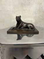 Hundeskulptur von J. Gstrein 1905 Bronze 