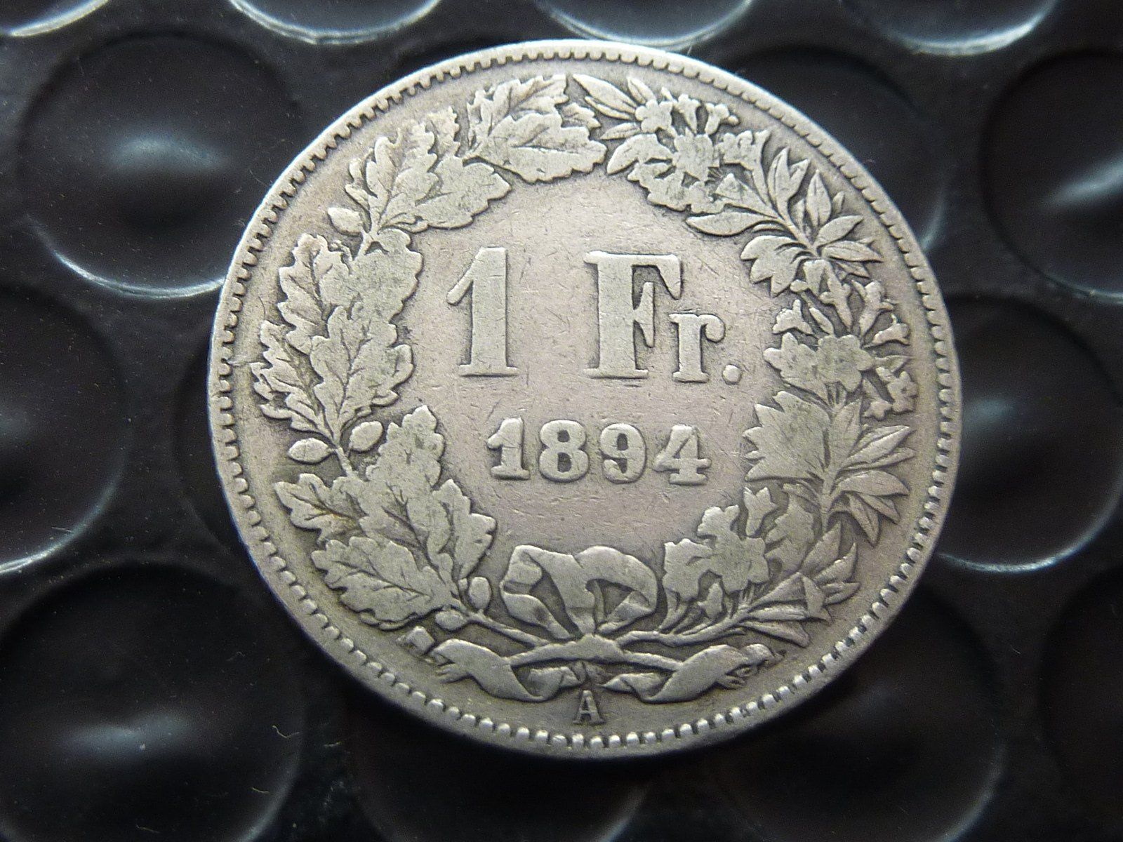 Tutti le monete: 1 Fr. 1894  -  Ungereinigt  - – Usato da Seon venduto da aee_7gpz