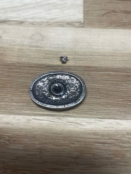 Plateaux: Aufnietplatte Oval mit Raute – Neuf avec emballage d'origine à Ueken par inf_djc5 1