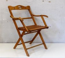 Wunderschöne Jugendstil-Klappstühle