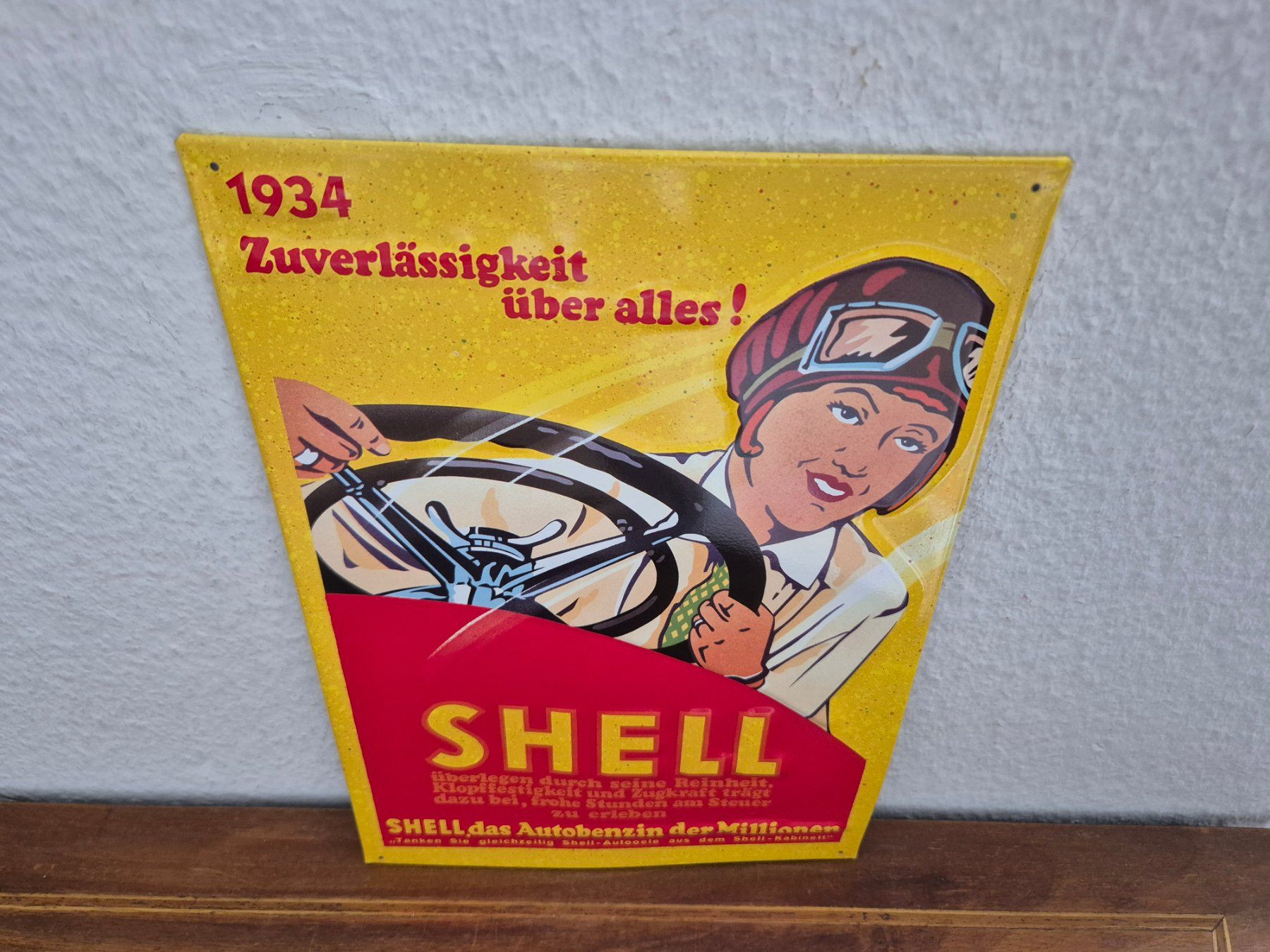 Shell Schilder: Blechschild Shell Tankstelle Tanksäule Blech Schild Reklame – Gebraucht aus Schaffhausen von pfanis09 3