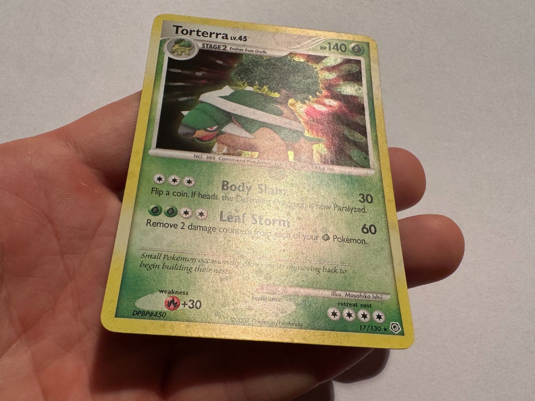 Pokémon Carte collezionabili: Torterra holo bleed Diamond & Pearl Base EN – Usato da Hagendorn venduto da Pokecollectorch 1