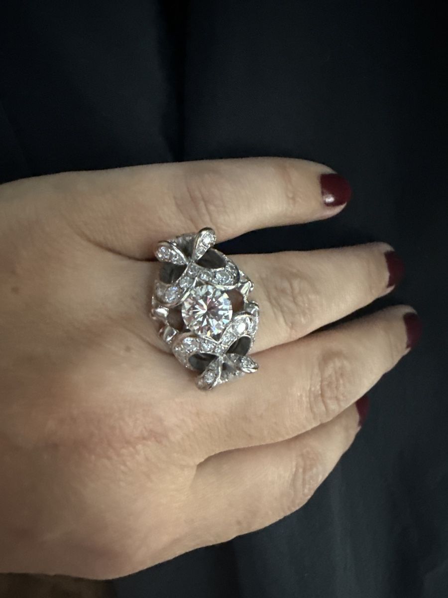 Anelli: Diamonds engagement ring in white gold – Nuovo (secondo la descrizione) da Genève venduto da val_rp9x 1