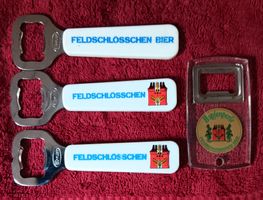 4 Flaschenöffner Bier Brauerei Feldschlösschen