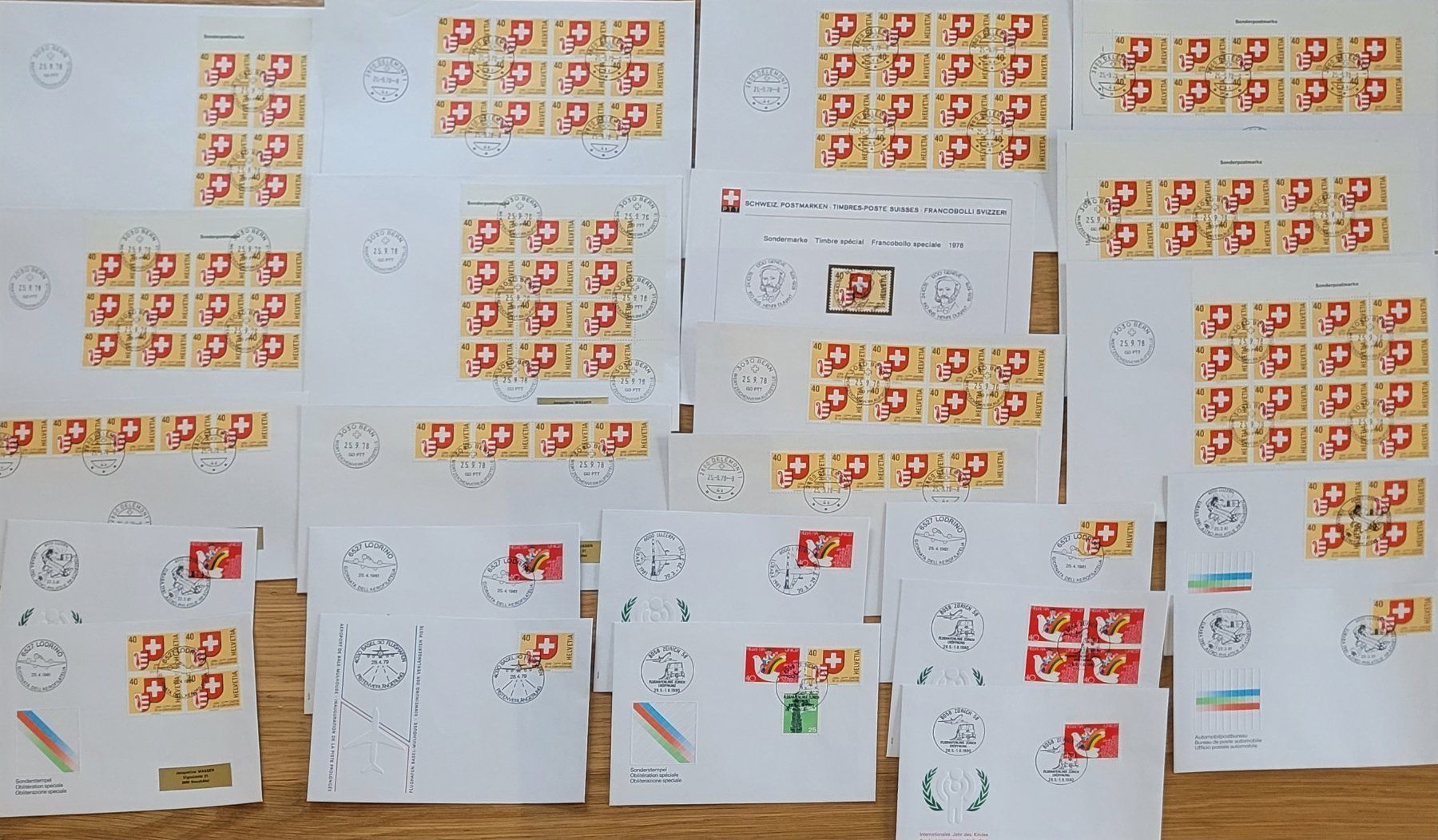 Alle Briefmarken: Lot de documents Jura – Gebraucht aus Biel/Bienne von Destockweb