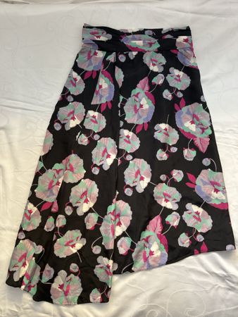 Rock Isabel Marant Javenia 100% Seide Grösse 40 Blumenmuster