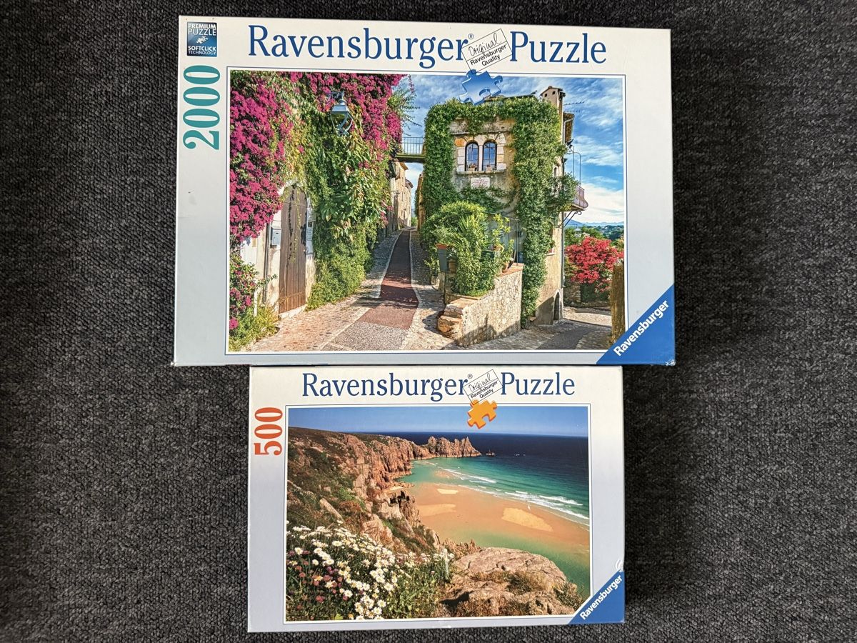 Ravensburger Puzzle: 2 Puzzles (2000 & 500) – Usato da Menziken venduto da Slechtvalker