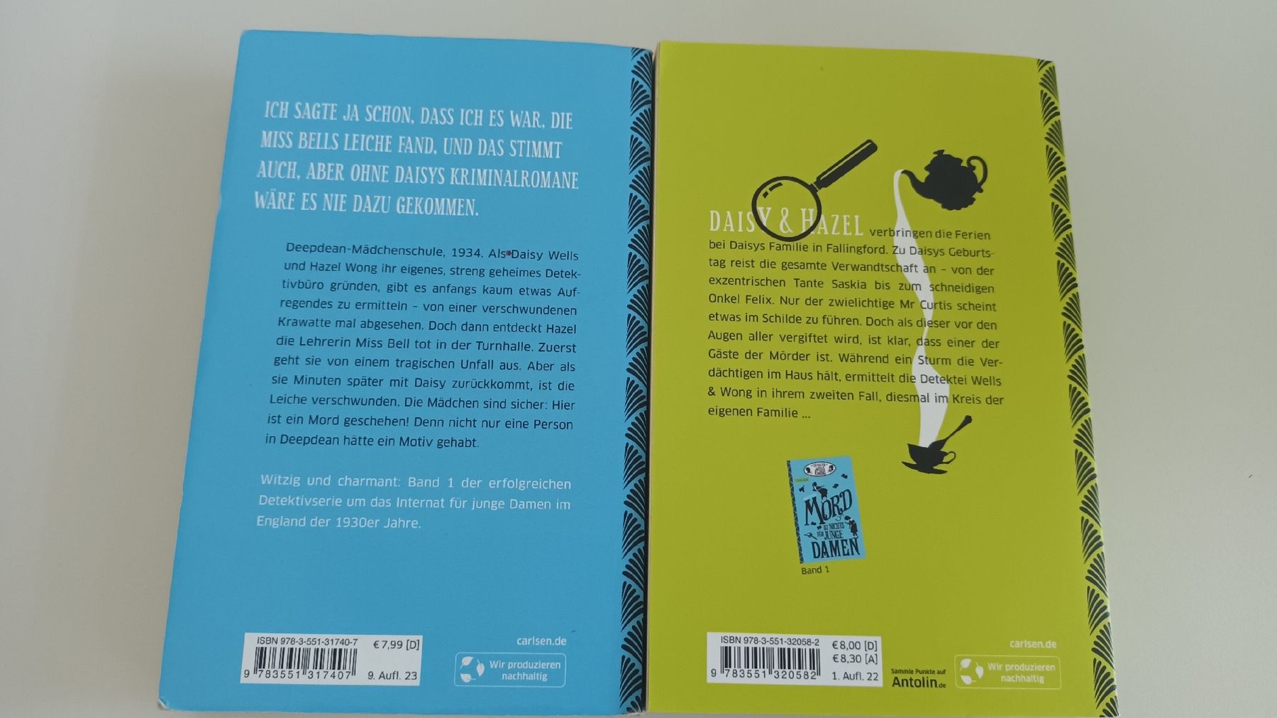 Libri: 2 Books Wells & Wong Robin Stevens German Edition – Usato da Horgen venduto da azita_q 1
