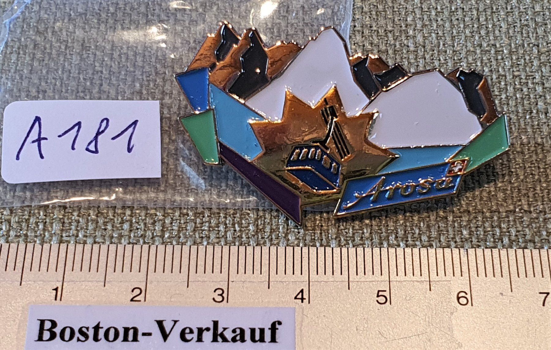 Placchette & Badge: A181 - Pin   Arosa   Limitiert 1203 – Usato da Reinach BL venduto da Boston-Verkauf 2