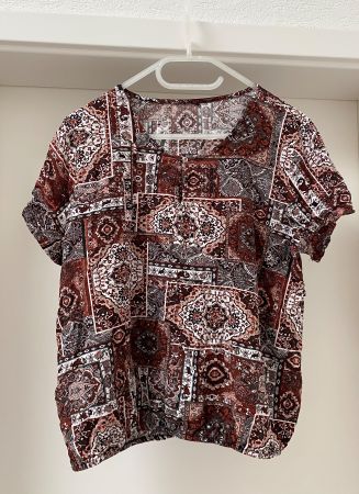 Chicorée T-Shirt Blusenshirt mit Gummizug Gr. XL