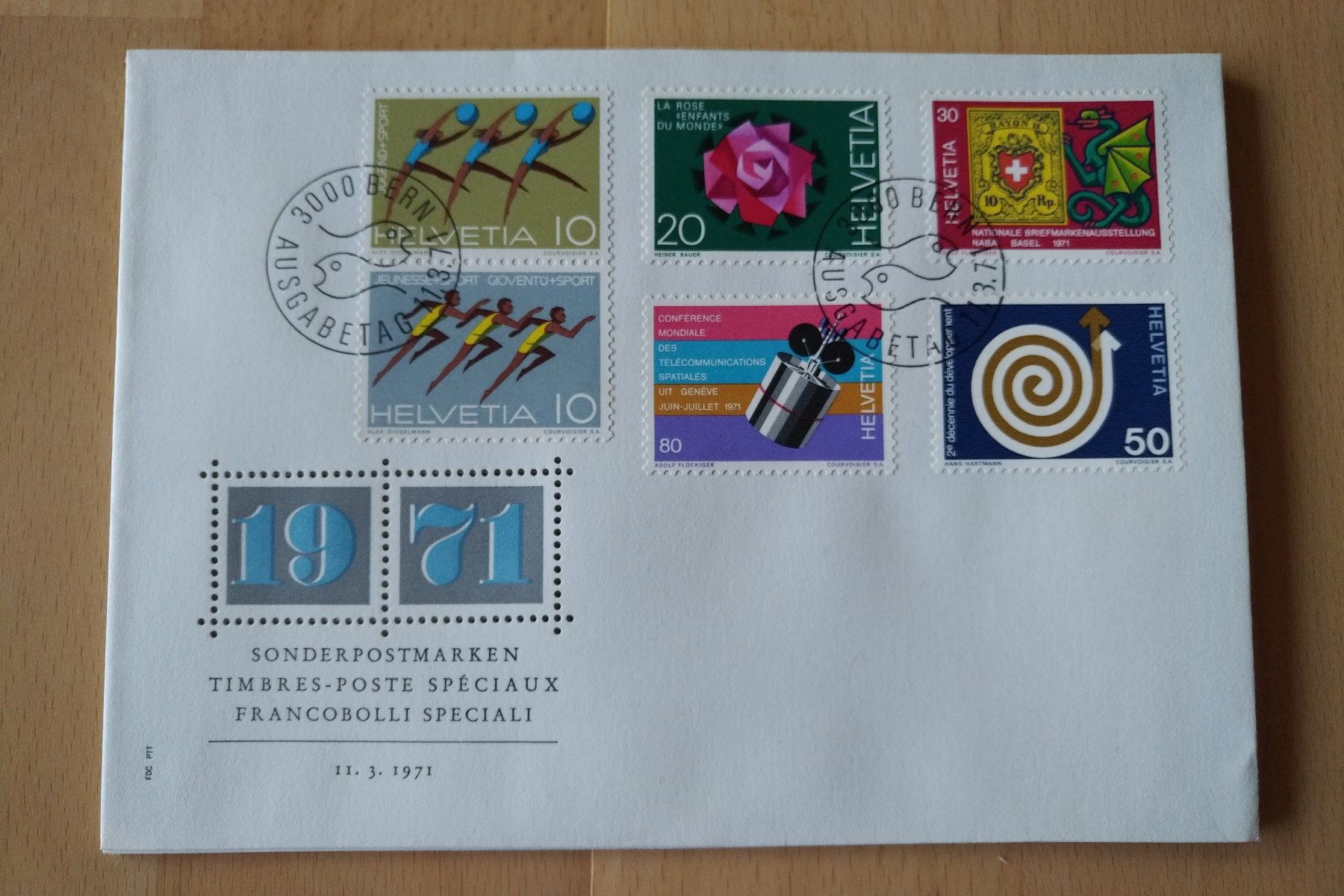 Tous les timbres: Sonderpostmarken 1971 – Neuf avec emballage d'origine à Seltisberg par smi_x7rx