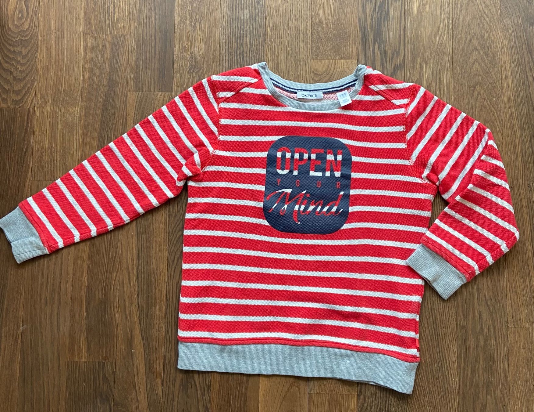Okaidi Maglioni & Felpe: gestreifter Pullover, Okaidi, Gr. 128 – Usato da Au ZH venduto da cafisafr