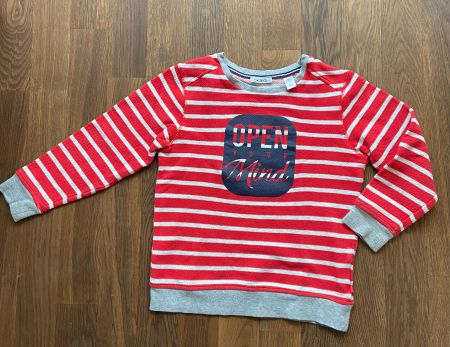 gestreifter Pullover, Okaidi, Gr. 128