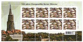 Kleinbogen "500 J. Chorgewölbe Berner Münster" 2017 **