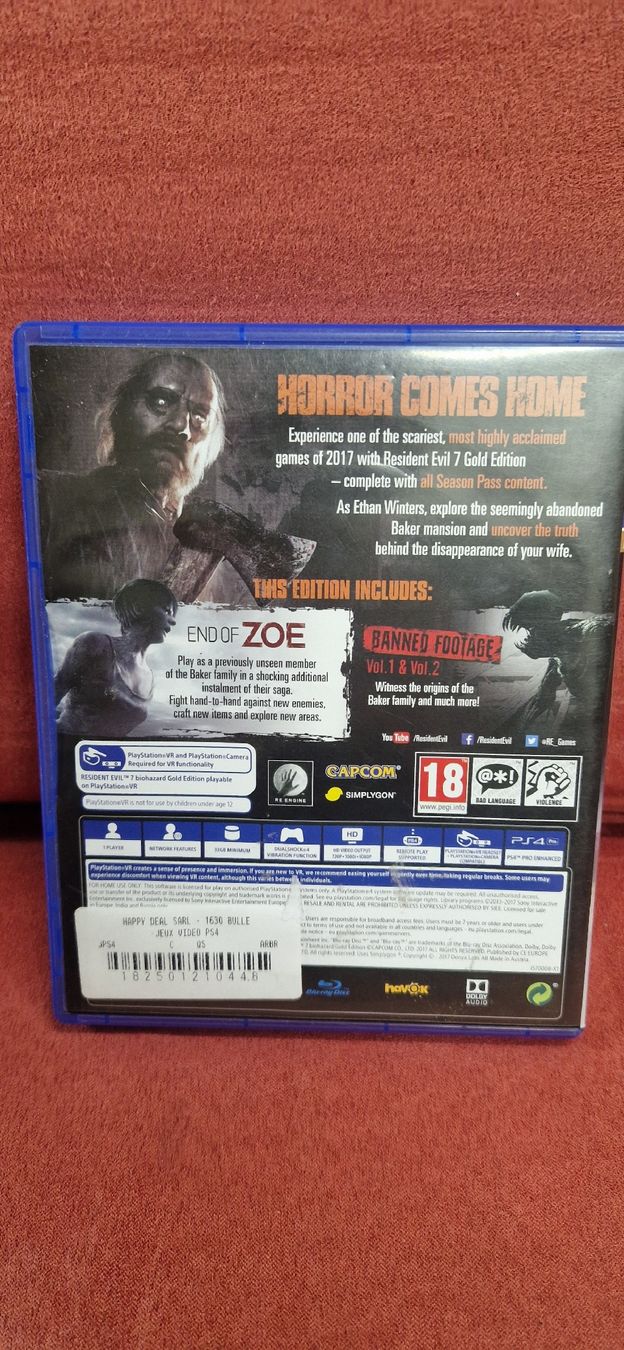 Sony Giochi: Resident Evil VII Biohazard PS4 - Edition Gold – Usato da Villars-sur-Glâne venduto da MrLobTec 1