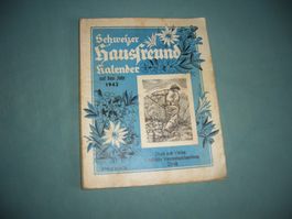 Schweizer Hausfreund Kalender 1942