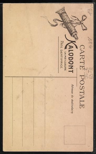 Cartes postales: Paris, Pâte Dentrifice Kalodont, 31 Rue – D'occasion à Berlin par bartko-reher 1