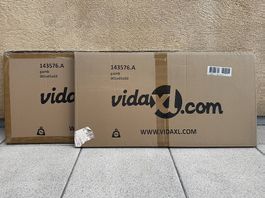 2 x Gabionenwand 50×20×100 cm verzinkt.